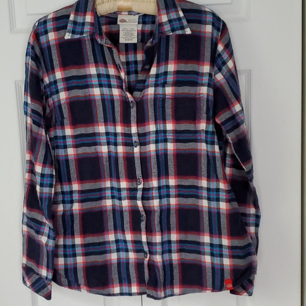 Dickies flannel shirt 100% cotton